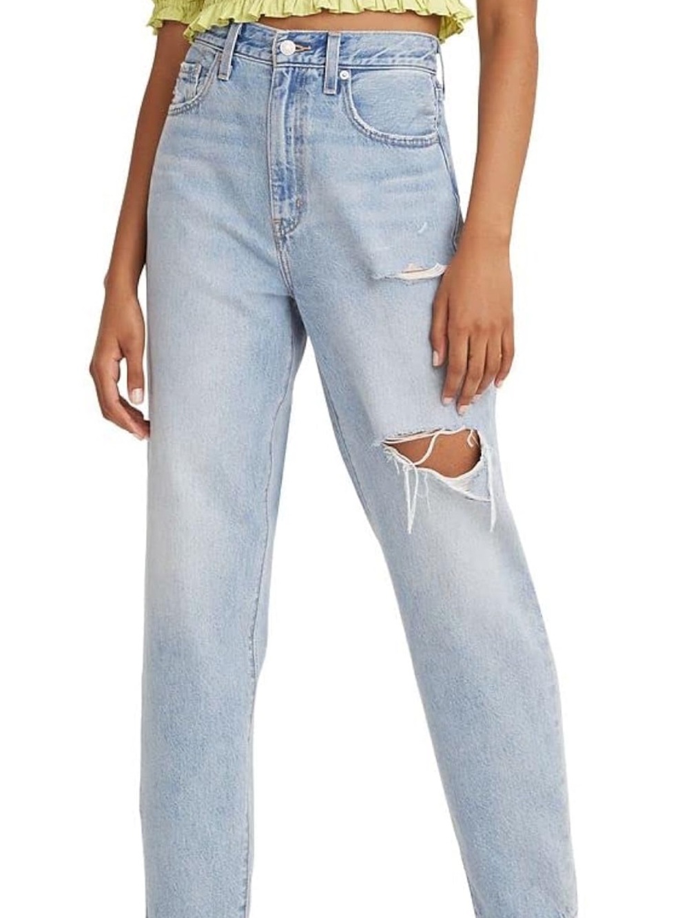 High waisted straight leg Levi Jeans